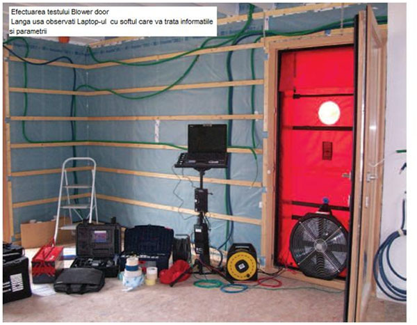 masurare 
etanseitate casa pasiva